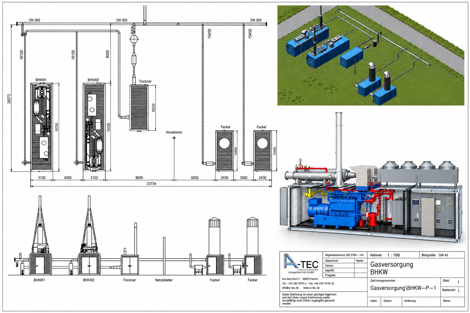 CHP container system