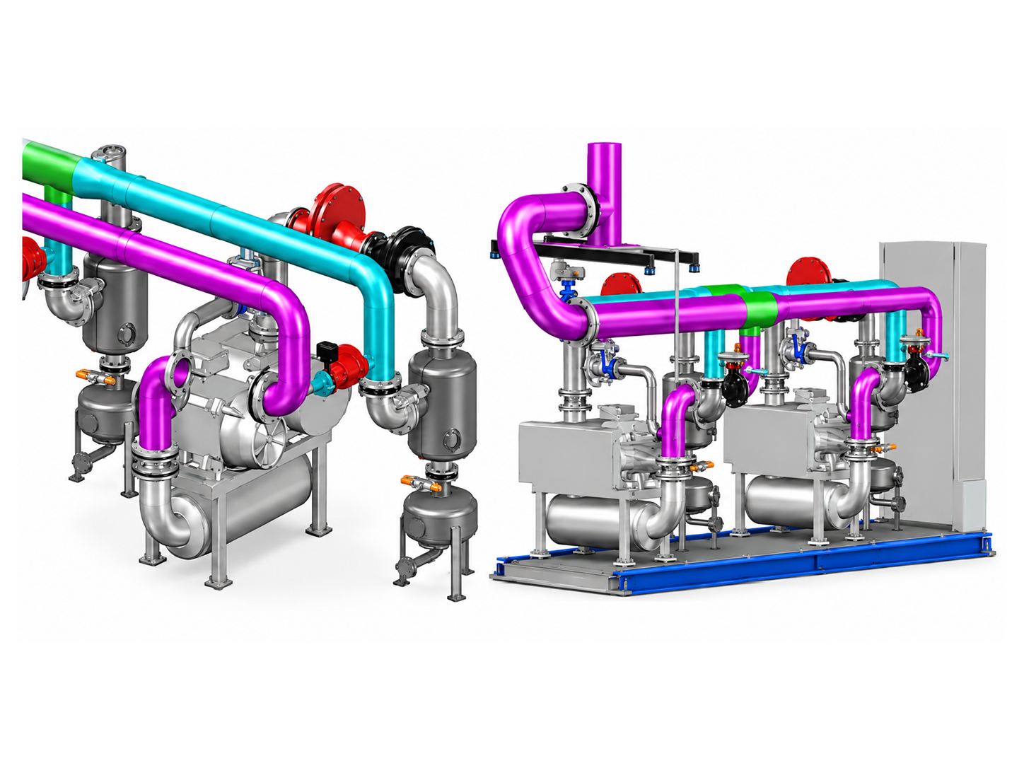 Flare and compressor system
